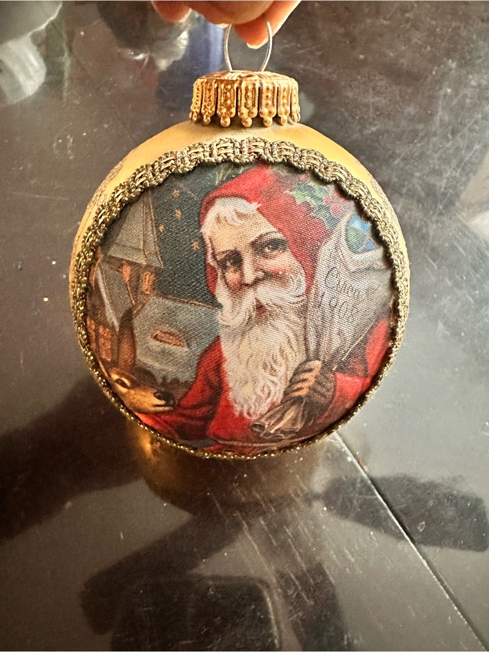Christmas By Krebs ~ Santas on Silk Series ~  Circa 1908